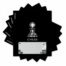 Тетрадь ШУ ErichKrause Chess Player, 18 листов, линейка (блок 10 шт.)