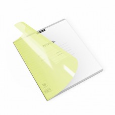 Тетрадь ШУ с пластиковой обложкой Классика желтая, 18л А5+, CoverPrо Neon, линейка (блок 10шт.)
