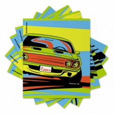 Тетрадь ОУ ErichKrause Neon Car, 48 листов, клетка, глянцевая ламинация (блок 5 шт.)
