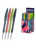 Ручка шариковая ErichKrause Slender Stick Reef 0.7, Super Glide Tech синяя (кор.50шт)