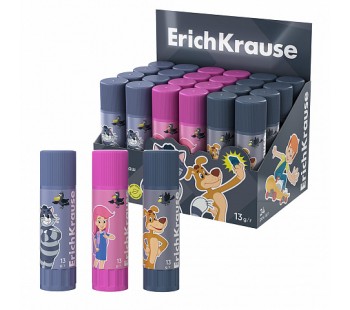 Клей-карандаш ErichKrause EasyStick Простоквашино, 13г, ассорти