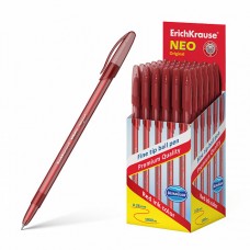 Ручка шариковая ErichKrause Neo® Stick Original 0.7, Super Glide Technology, цвет чернил красный (в коробке по 50 шт.)
