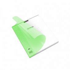 Тетрадь ОУ с пластиковой обложкой Классика зеленая, 48л А5+, CoverPrо Neon, клетка (блок 5шт)