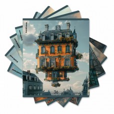 Тетрадь ОУ ErichKrause Flying House 36 листов клетка (блок 5 шт.)