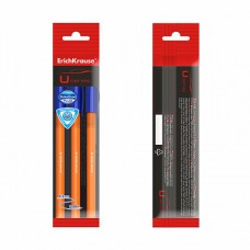 Ручка шариковая ErichKrause® U-108 Orange Stick 1.0, цвет чернил синий (в пакете по 3 шт.)