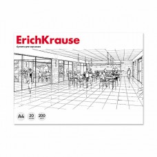 Альбом для черчения на клею ErichKrause, А4, 20 листов