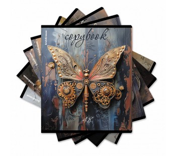 Тетрадь ОУ ErichKrause  Iron Wings 48л клетка, металлизированная ламинация (блок 5 шт)