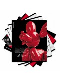 Тетрадь ОУ ErichKrause  Balloon Dog 48л клетка, ламинация soft-touch (блок 5 шт)