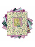 Тетрадь ОУ ErichKrause Floral Soul 48л клетка, ламинация soft-touch (блок 5 шт)