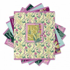 Тетрадь ОУ ErichKrause Floral Soul 48л клетка, ламинация soft-touch (блок 5 шт)