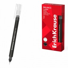 Ручка-роллер ErichKrause Balance Stick Classic 0.5,черная (коробка 12 шт.)