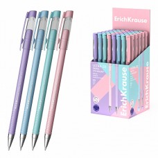 Ручка шариковая ErichKrause ULTRA-20 Stick Pastel 0.7, Super Glide Technology синяя (в коробке по 50 шт.)