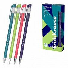 Ручка шариковая ErichKrause ULTRA-30 Stick&Grip Reef 0.7, Super Glide Tech, синяя (кор.12шт)