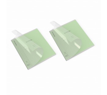 Тетрадь ШУ ErichKrause Классика CoverPrо glossy зеленая, А5+ 12л (блок10шт)