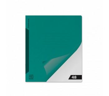 Тетрадь ОУ ErichKrause Классика CoverProBook matt, Reef бирюза А5+48л, клетка (5шт)