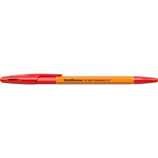 Ручка шариковая ErichKrause. R-301 Orange Stick&Grip 0.7. Красная