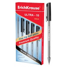 Ручка шариковая ErichKrause. ULTRA-10. 0.7. Черная