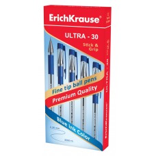 Ручка шариковая ErichKrause. ULTRA-30 0.7. Синяя
