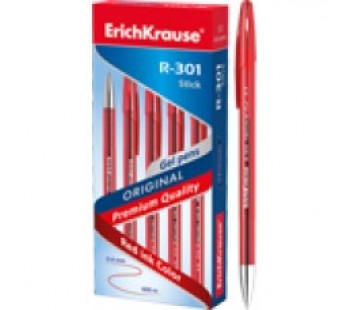 Ручка гелевая ErichKrause. R-301 Original Gel 0.5. Красная