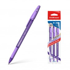 Ручка шариковая. ErichKrause. R-301 Violet Stick&Grip. 0,7. Цвет чернил фиолетовый