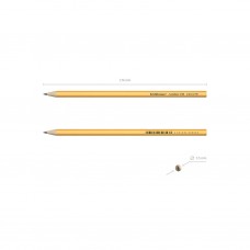 Чернографитный карандаш. ErichKrause. Amber 100 HB. Шестигранный