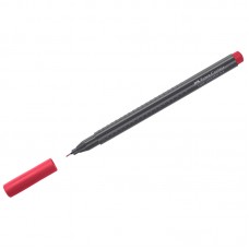 Ручка капиллярная. Faber-Castell. Grip Finepen. Карминная. 0,4мм. Трехгранная