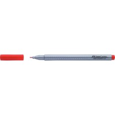 Капиллярная ручка. Faber-Castell. Grip. Цвет чернил красный. 0,4 мм
