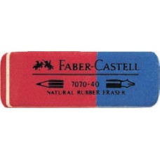 Ластик Faber-Castell. 7070. Сине-Красный