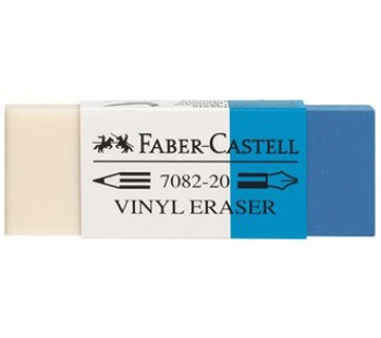 Ластик Faber-Castell. 7082. Бело-Синий