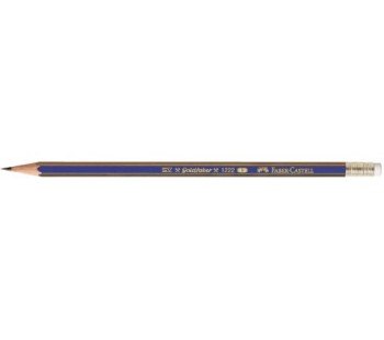 Чернографитный карандаш Faber-Castell. Goldfaber с ластиком. B