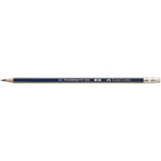 Чернографитный карандаш Faber-Castell. Goldfaber с ластиком. HB