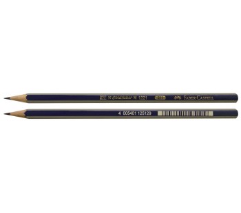 Чернографитный карандаш. Faber-Castell. Goldfaber. 2H
