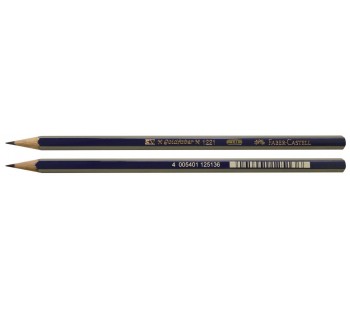 Чернографитный карандаш. Faber-Castell. Goldfaber. 3H