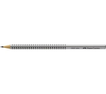 Чернографитный карандаш Faber-Castell. Grip 2001. Серый. H