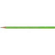 Чернографитный карандаш Faber-Castell. Sparkle Spring. Ярко-зеленый