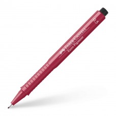 Капиллярная ручка. Faber-Castell. Ecco Pigment. 0,5 мм. Красная