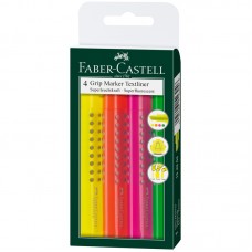 Набор текстовыделителей. Faber-Castell. Grip 1543. 1-5мм. 4 цвета