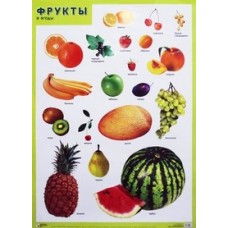 Фрукты и ягоды. Плакат. 500x690 мм