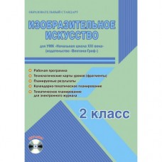Рабочая программа по ИЗО. 2 класс. УМК Начальная школа XXIв. Планирование, технологические карты + CD