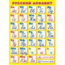 Русский алфавит. Прописной. Плакат А2