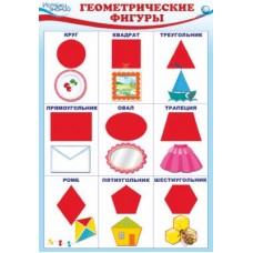 Геометрические фигуры. Плакат А3