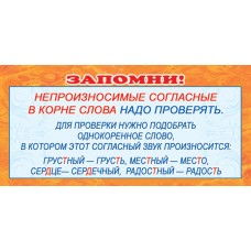 Запомни! Непроизносимые согласные в корне слова. Карточка